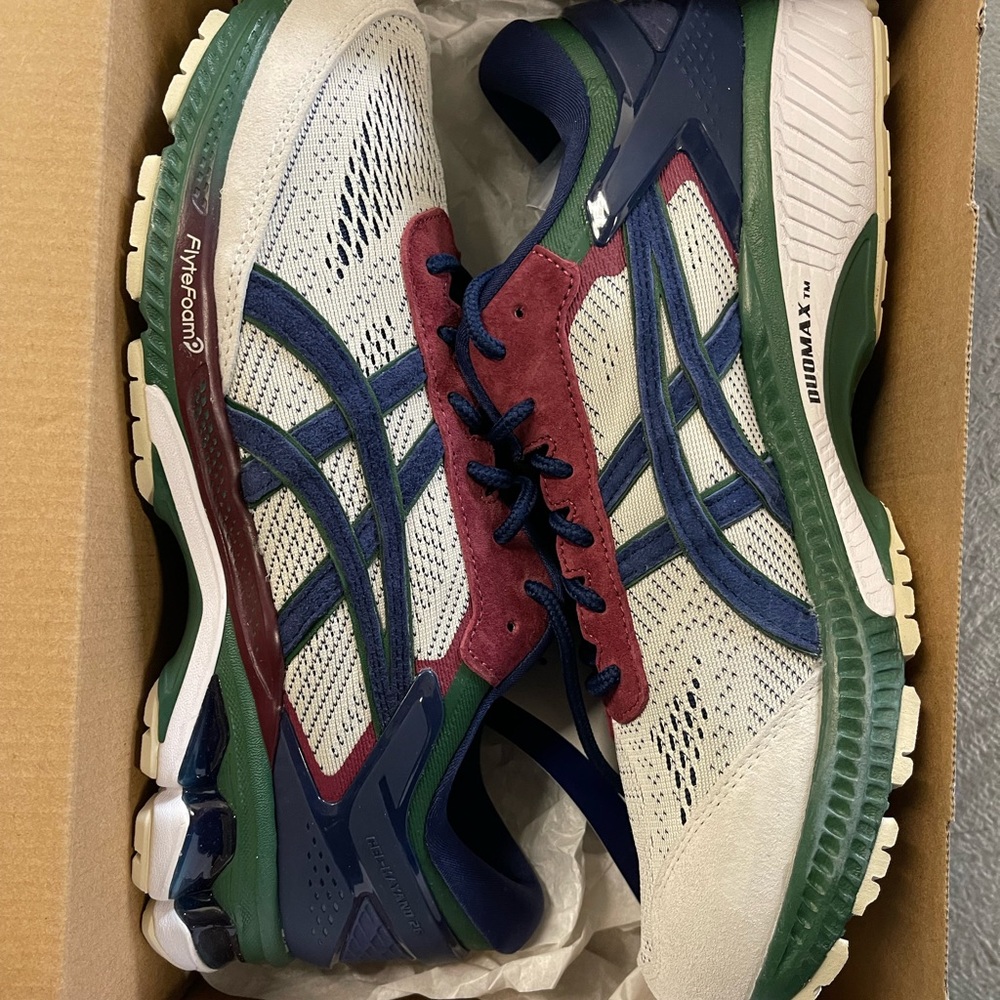 Never worn ASICS shoes. Left size 10, right size 10.5 (custom ordered)